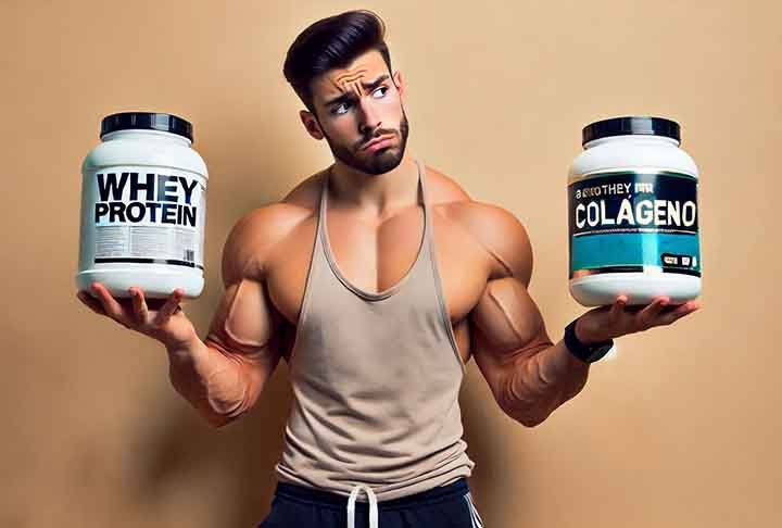 O whey, por sua vez, é uma proteína completa, considerada de alto valor biológico por conter todos os aminoácidos que o corpo humano não é capaz de produzir. Reprodução: Flipar