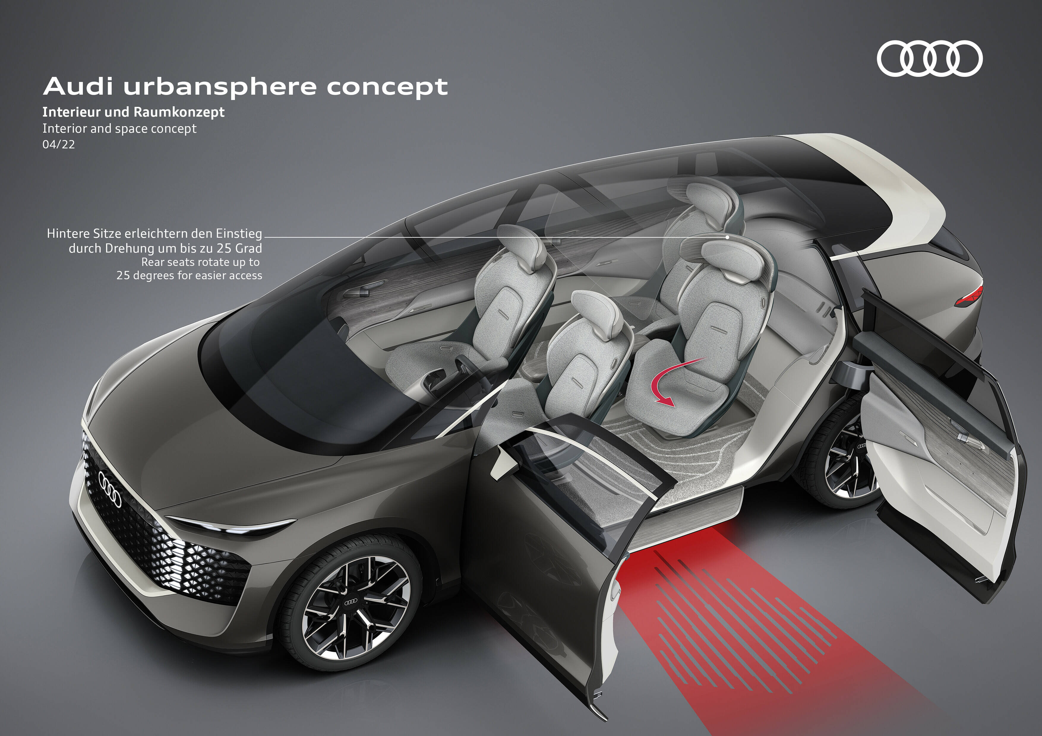 Audi urbansphere concept. Foto: Divulgação