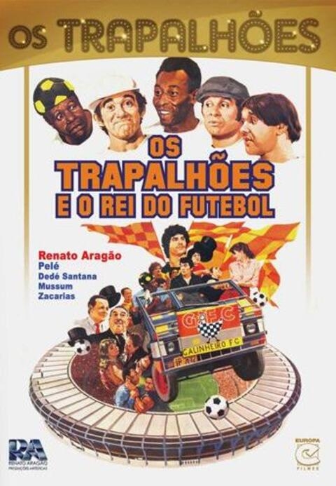 Pelé, maior jogador da história do futebol, foi personagem de “Os Trapalhões e o Rei do Futebol” (1986). 
 Reprodução: Flipar