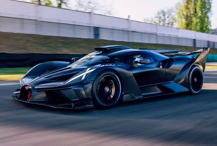 5º) Bugatti Bolide – R$ 27,8 milhões: Mais um Bugatti na lista, dessa vez o Bolide, que vem equipado com um motor W16 de 1.850 cv. Faz de 0 a 100 km/h em apenas dois segundos e pode chegar a 380 km/h. Reprodução: Flipar