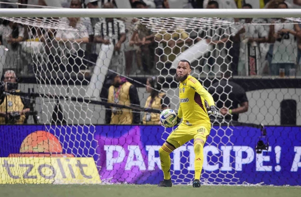 Everson - Goleiro teve atuação segura e parou o ataque palmeirense quando foi exigido - NOTA 7,5 - Foto: Pedro Souza/Atlético