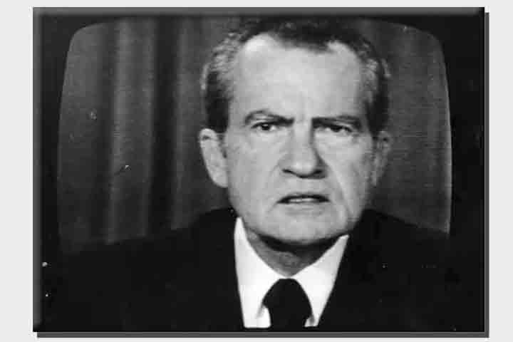 O ex-presidente americano morreu em 1994, aos 81 anos, em consequência de um derrame. 

 Reprodução: Flipar