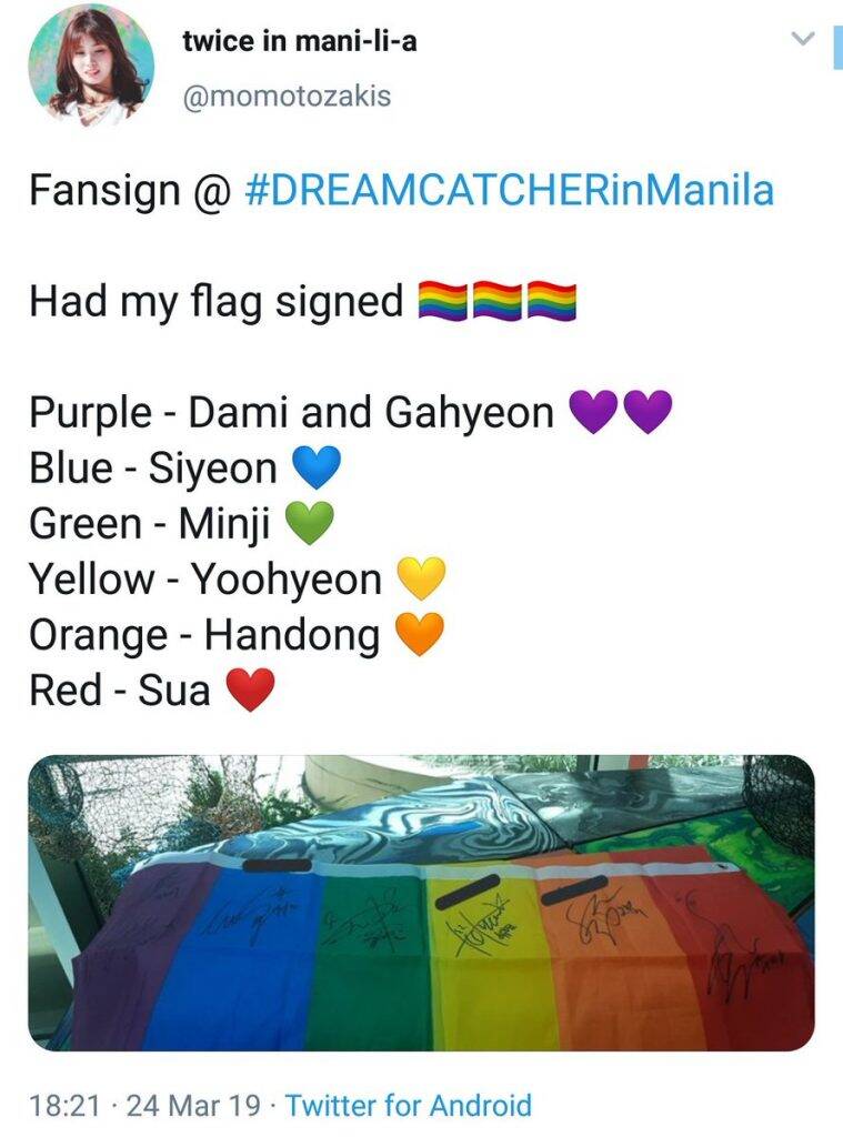O grupo já assinou a bandeira LGBT. Foto: Twitter