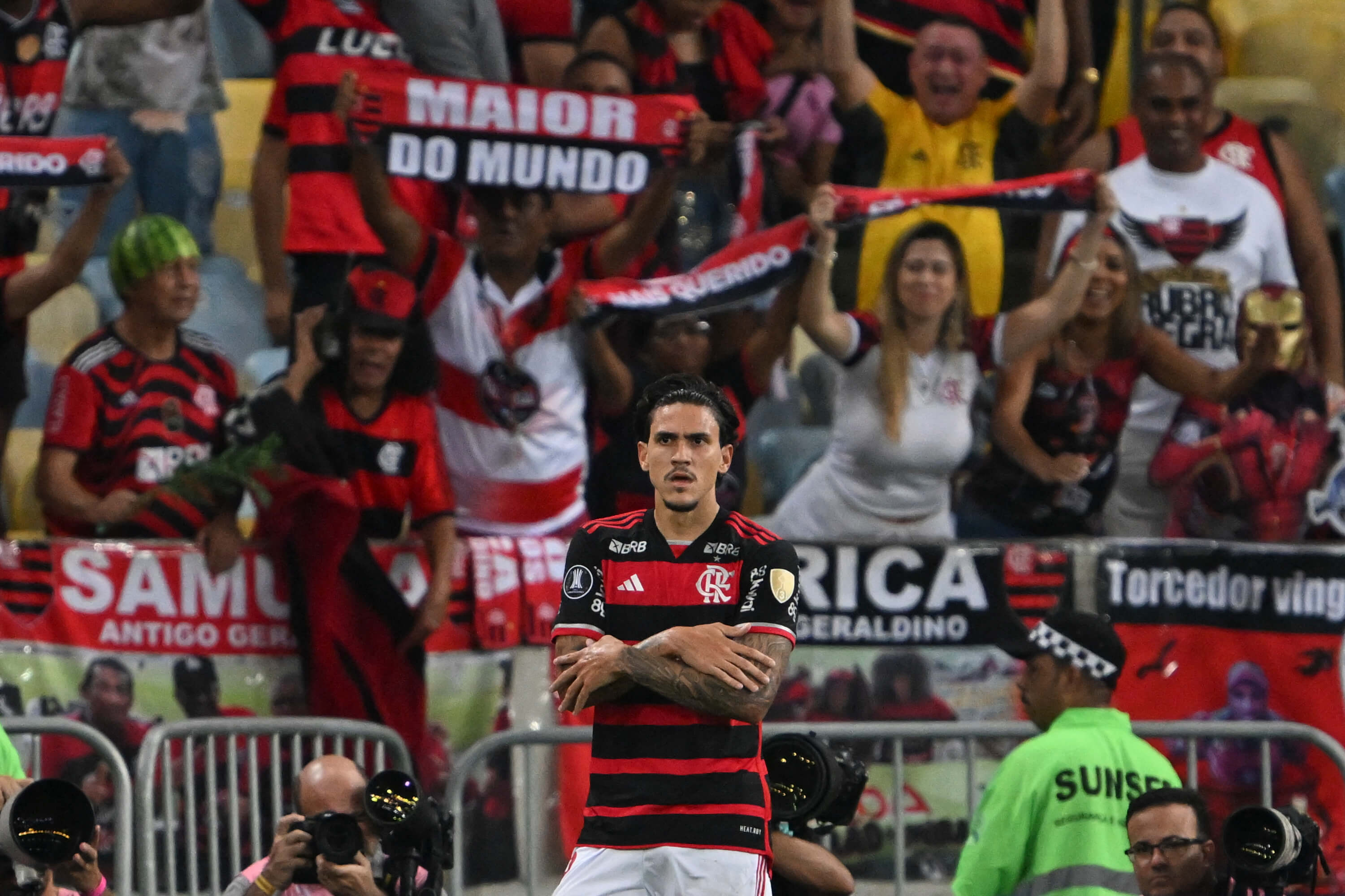 Flamengo x Palestino Reprodução/X