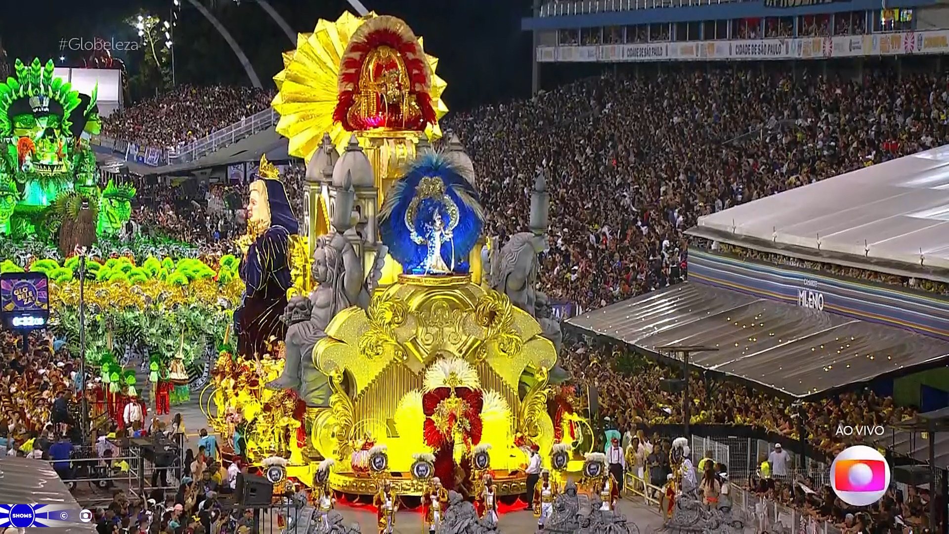 Carnaval SP: Mocidade Alegre Reprodução/Globo