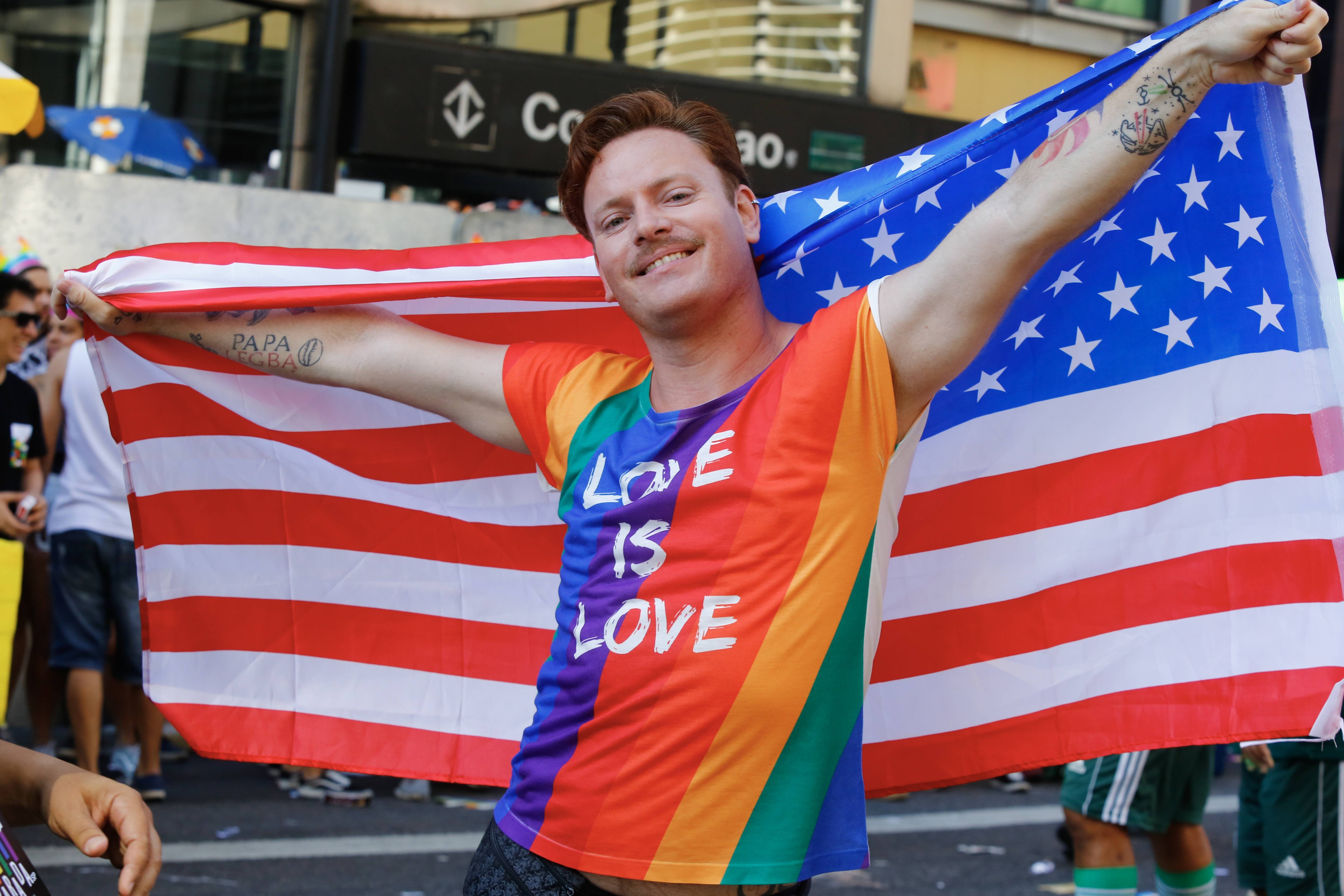 Segundo cálculos da SPTuris, a 23ª Parada do Orgulho LGBT deve atrair 15% mais turistas em relação ao ano passado. Foto: Adriana Spaca/FramePhoto/Agência O Globo