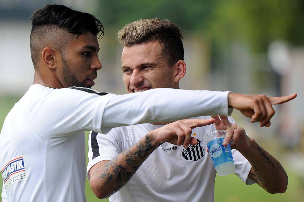 Gabigol e Luvas. Foto: Ivan Stori