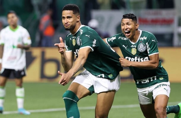 37ª rodada do Campeonato Brasileiro de 2022: Palmeiras 2 x 1 América-MG, no Allianz Parque - Gols: Gustavo Scarpa e Murilo (PAL)