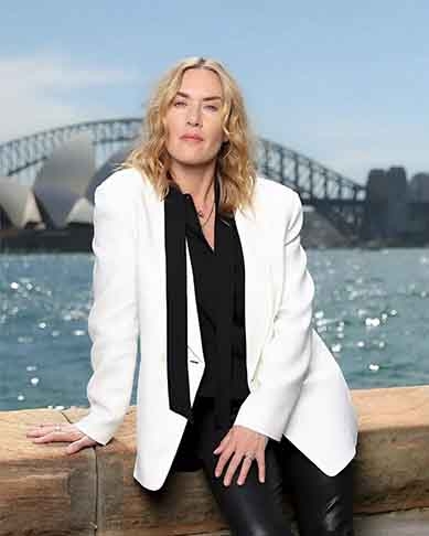 Nascida na cidade de Reading, na Inglaterra,  Kate Winslet tem 49 anos e é uma consagrada atriz em Hollywood. 
 Reprodução: Flipar