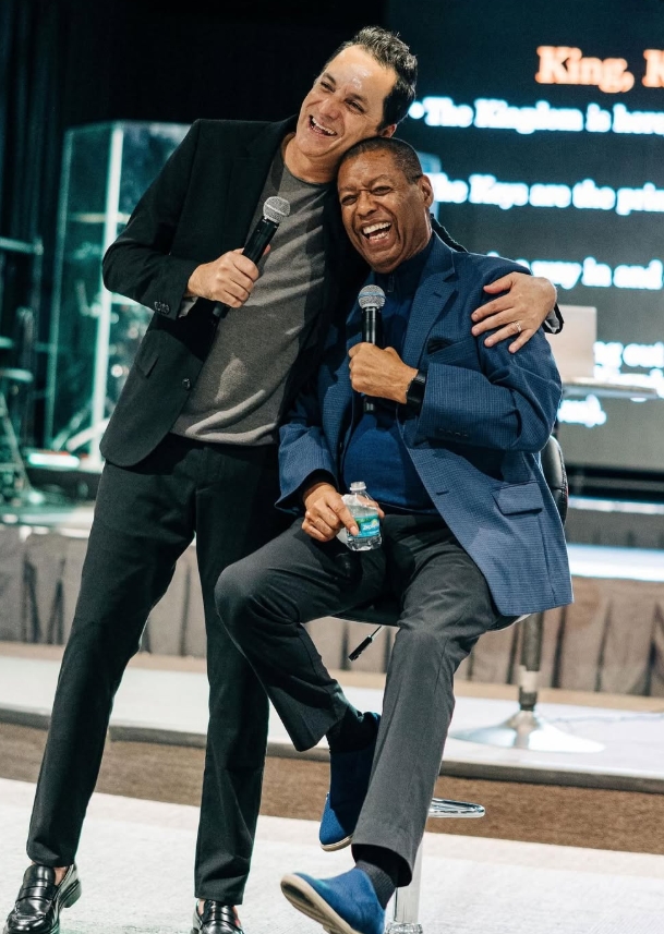 Ron Kenoly e Pastor Emerson Cruz. Foto: Reprodução/Instagram