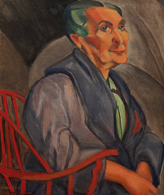 A Mulher dos Cabelos Verdes, 1916. Foto: Reprodução