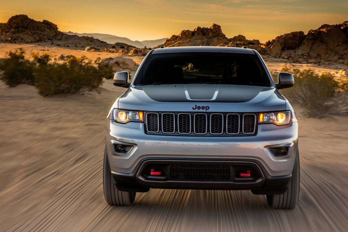 Jeep Grand Cherokee Trailhawk. Foto: Divulgação