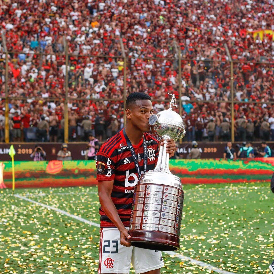Jogador do Flamengo. Foto: Instagram