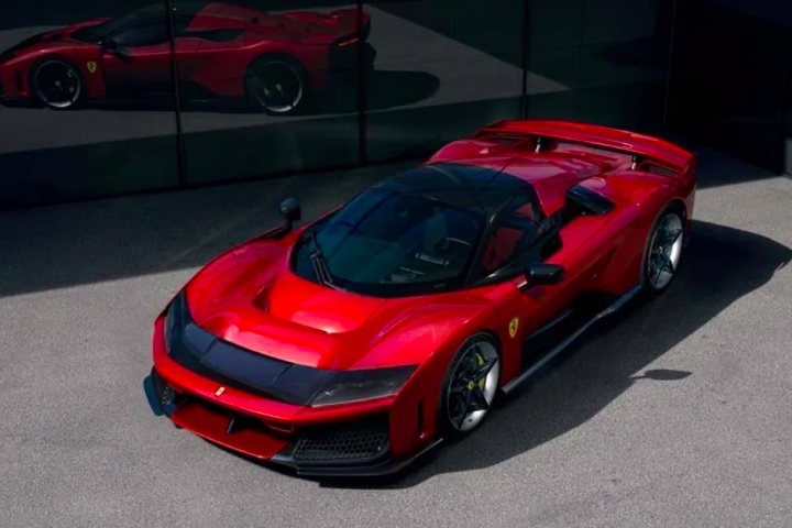 9º) Ferrari F80 – R$ 18,1 milhões: A única representante da marca no ranking dos 10 supercarros mais caros do mundo, a Ferrari F80 é uma espécie de atualização de modelos como o 288 GTO, o F40, o Enzo e o LaFerrari. Reprodução: Flipar