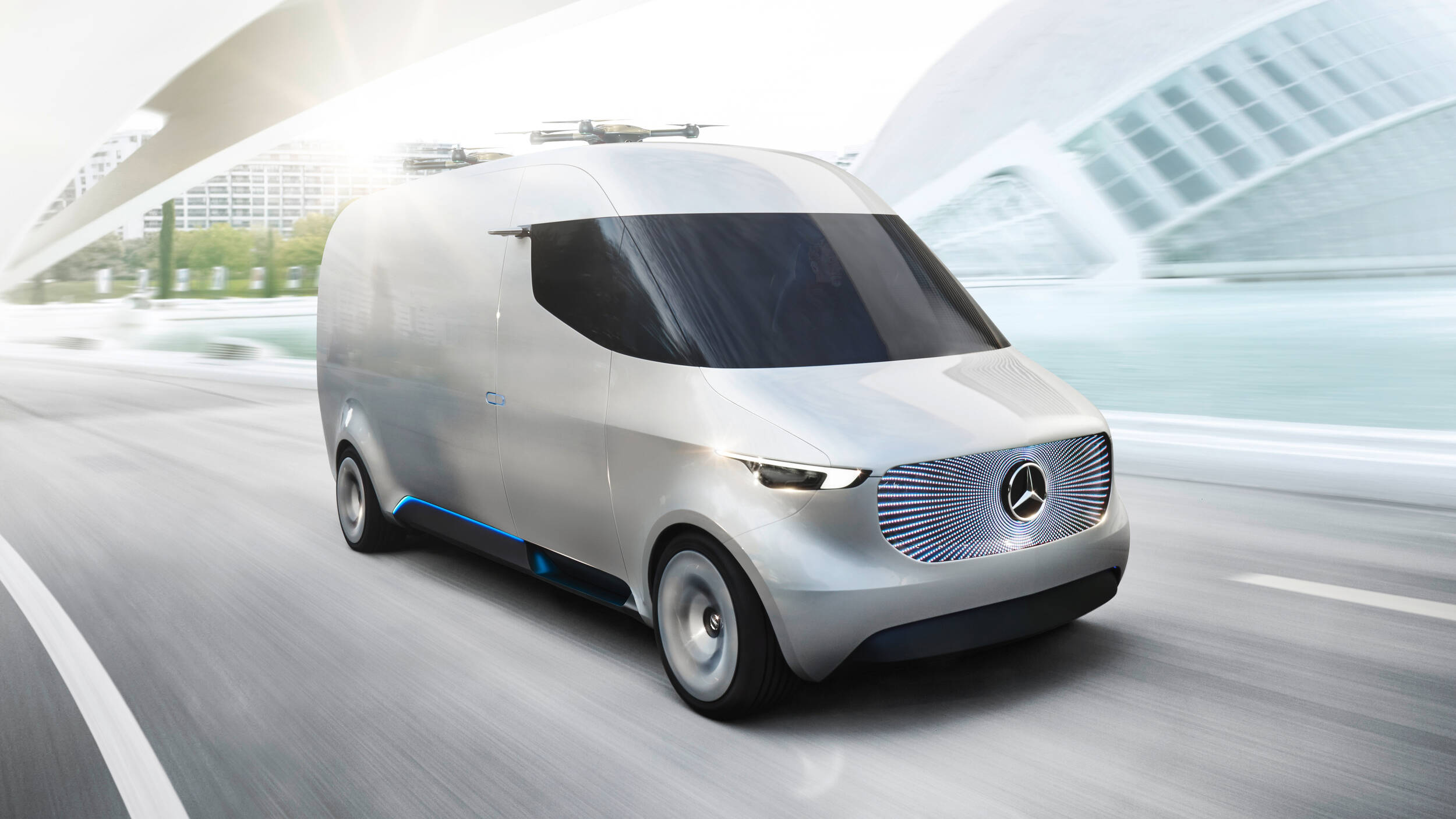 Mercedes-Benz Vision Van Concept. Foto: Divulgação