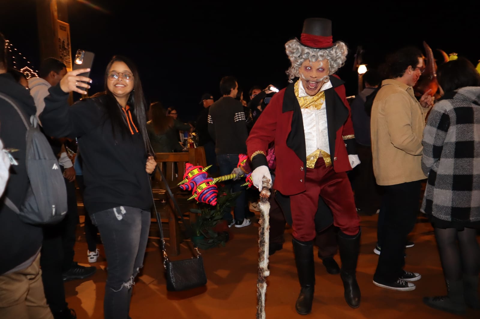 Personagens mais horripilantes do Circo dos Horrores no Hopi Hari. Foto: Pedro H. Lopes