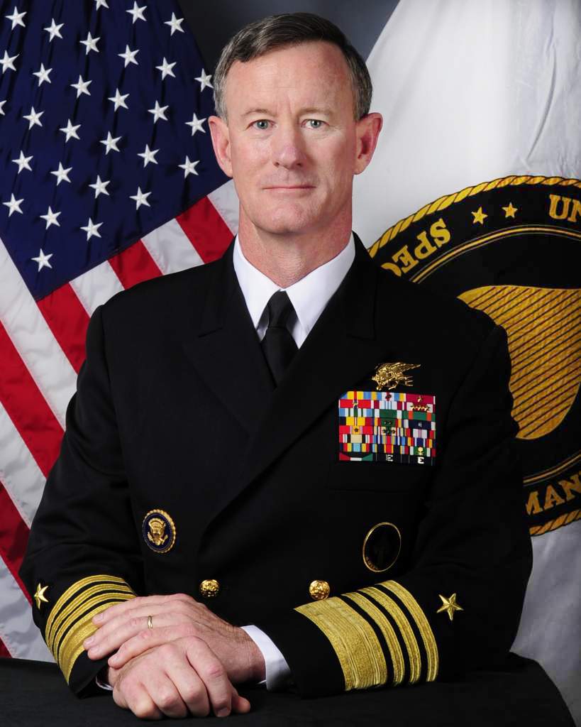 William McRaven, ex-almirante da Marinha dos Estados Unidos, foi figura essencial para a captura e morte de Osama bin Laden Marinha dos Estados Unidos