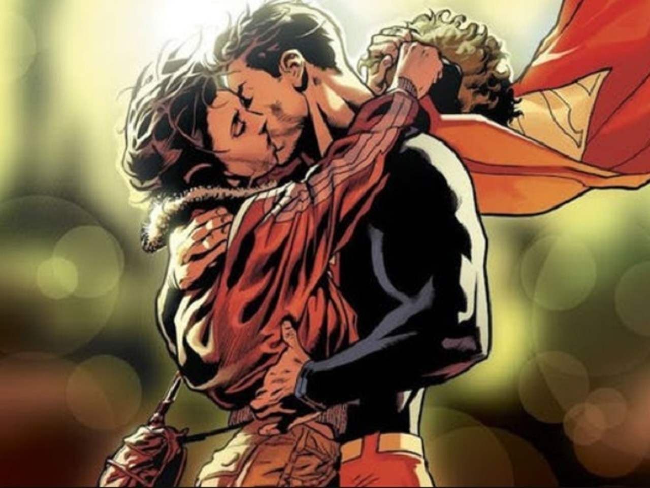 Superman e Lois Lane - Não são poucas as pessoas que colocam o casal formado pelo Super-Homem e pela repórter como exemplo de união.  Reprodução: Flipar