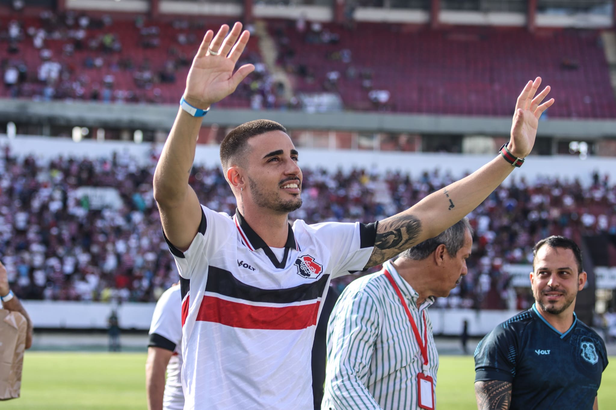 Thiago Galhardo. Foto: Evelyn Victoria/ Santa Cruz FC