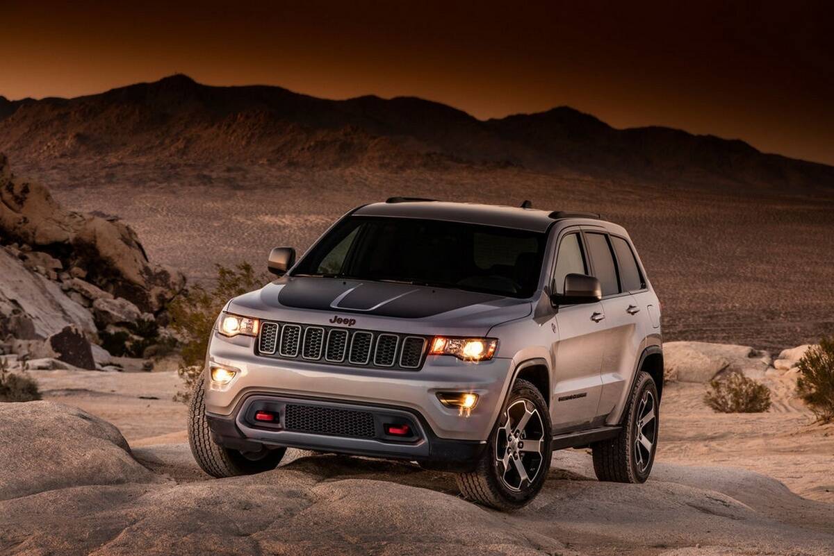 Jeep Grand Cherokee Trailhawk. Foto: Divulgação