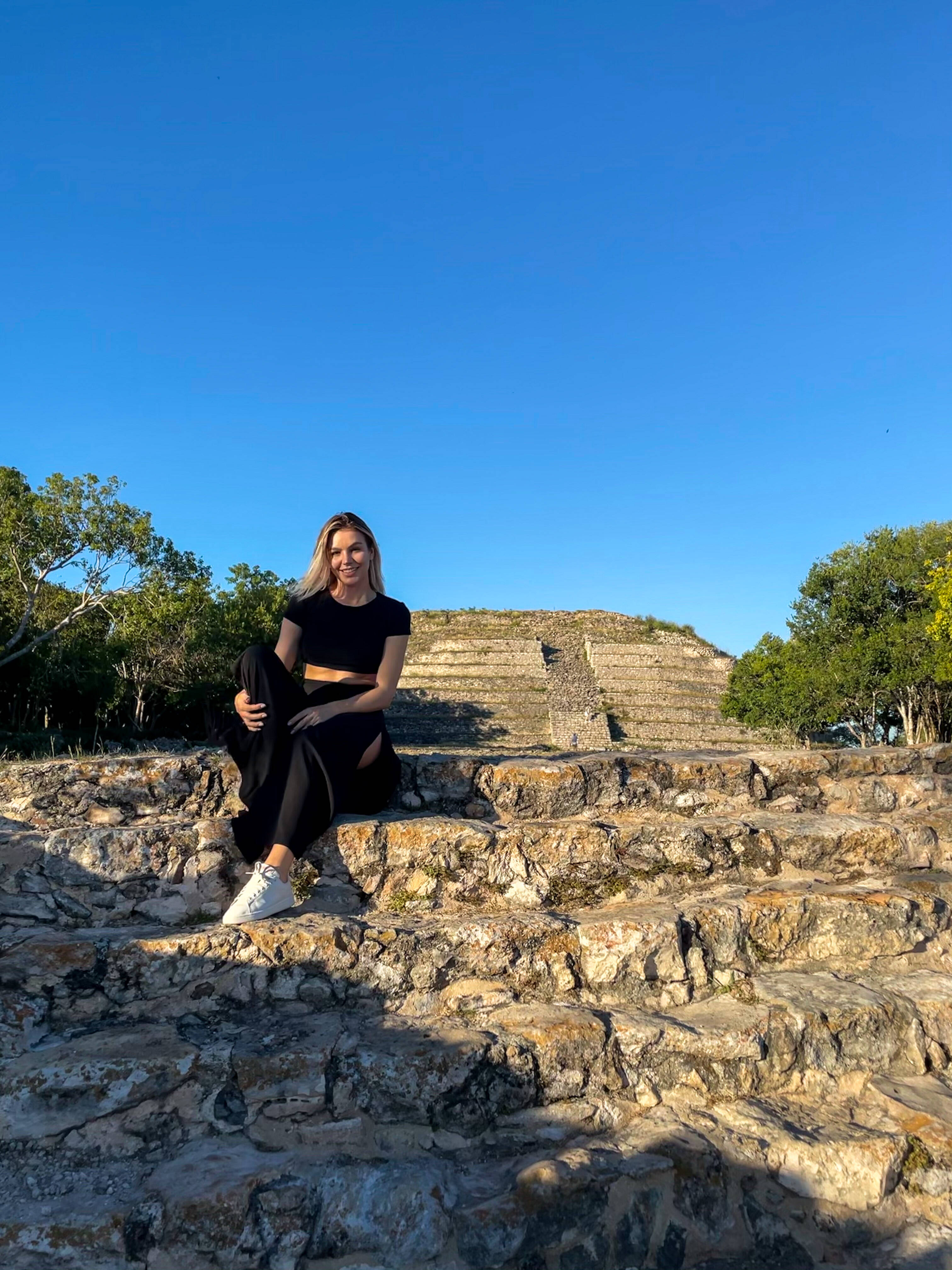 "O México me surpreendeu positivamente. Vim para passar uma temporada e me apaixonei", diz Paloma Wojahn . Foto: Acervo pessoal