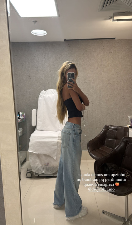 Stories de Yasmin Brunet. Foto: Reprodução: Instagram