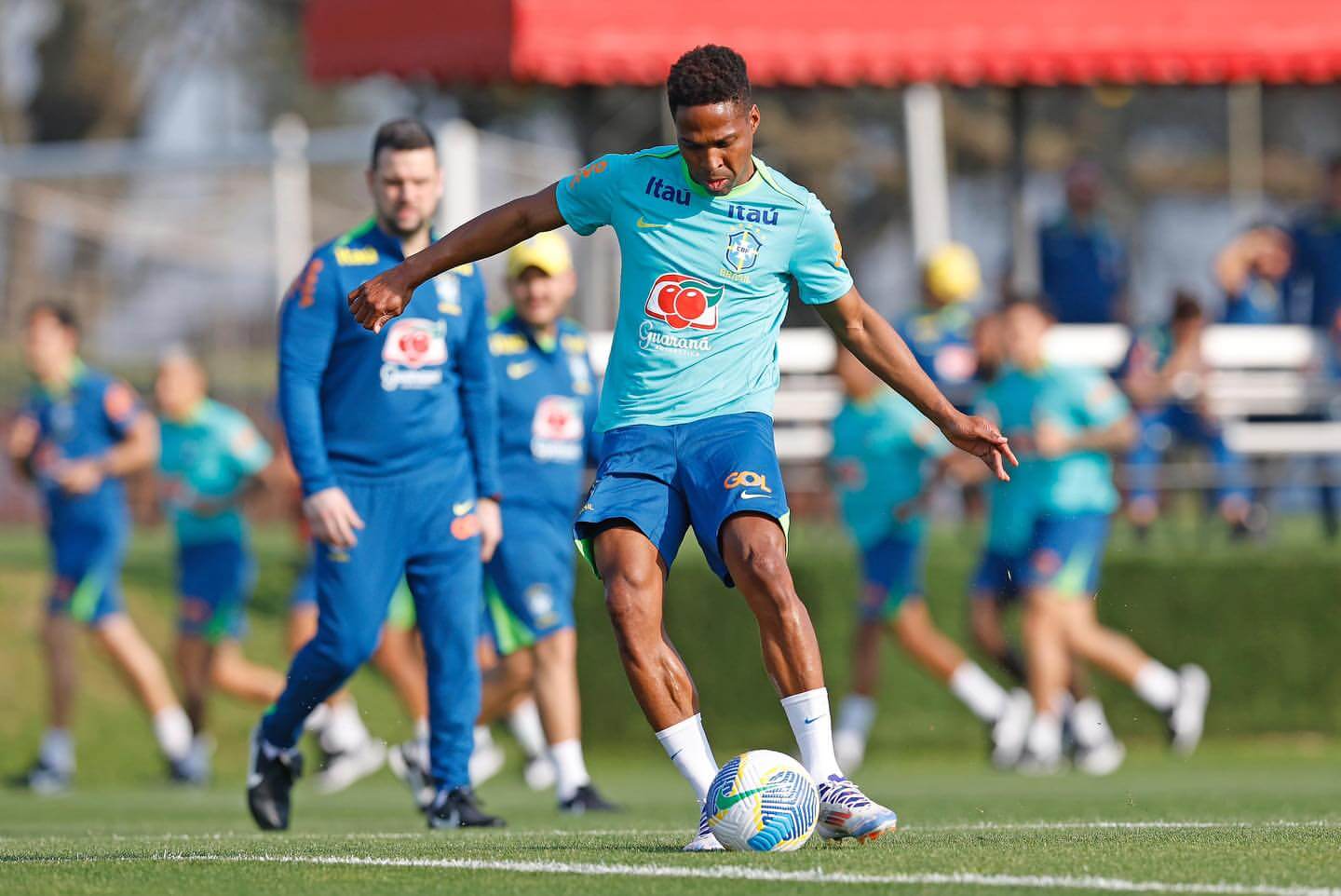 Treino seleção brasileira Rafael Ribeiro / CBF