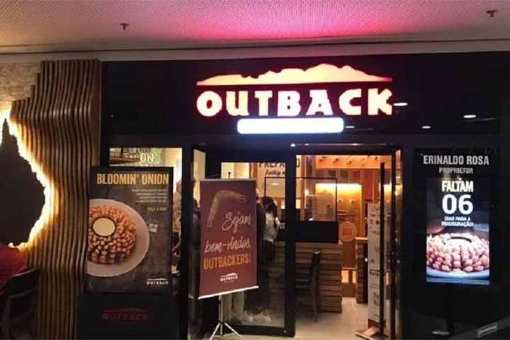 No primeiro trimestre deste ano, as vendas do Outback no Brasil registraram redução de 0,7% no comparativo com o mesmo período de 2023. 

 Reprodução: Flipar