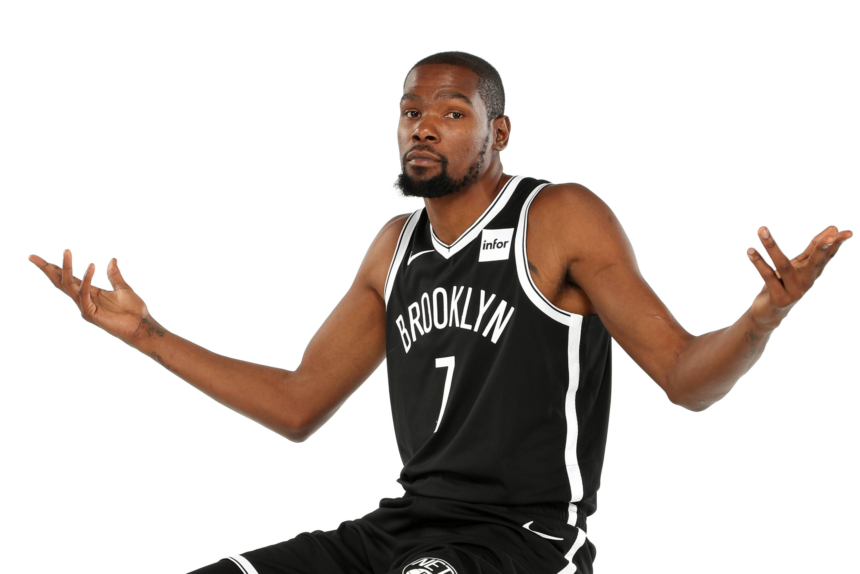 Kevin Durant, astro do Brooklin Nets. Foto: NBA Photo