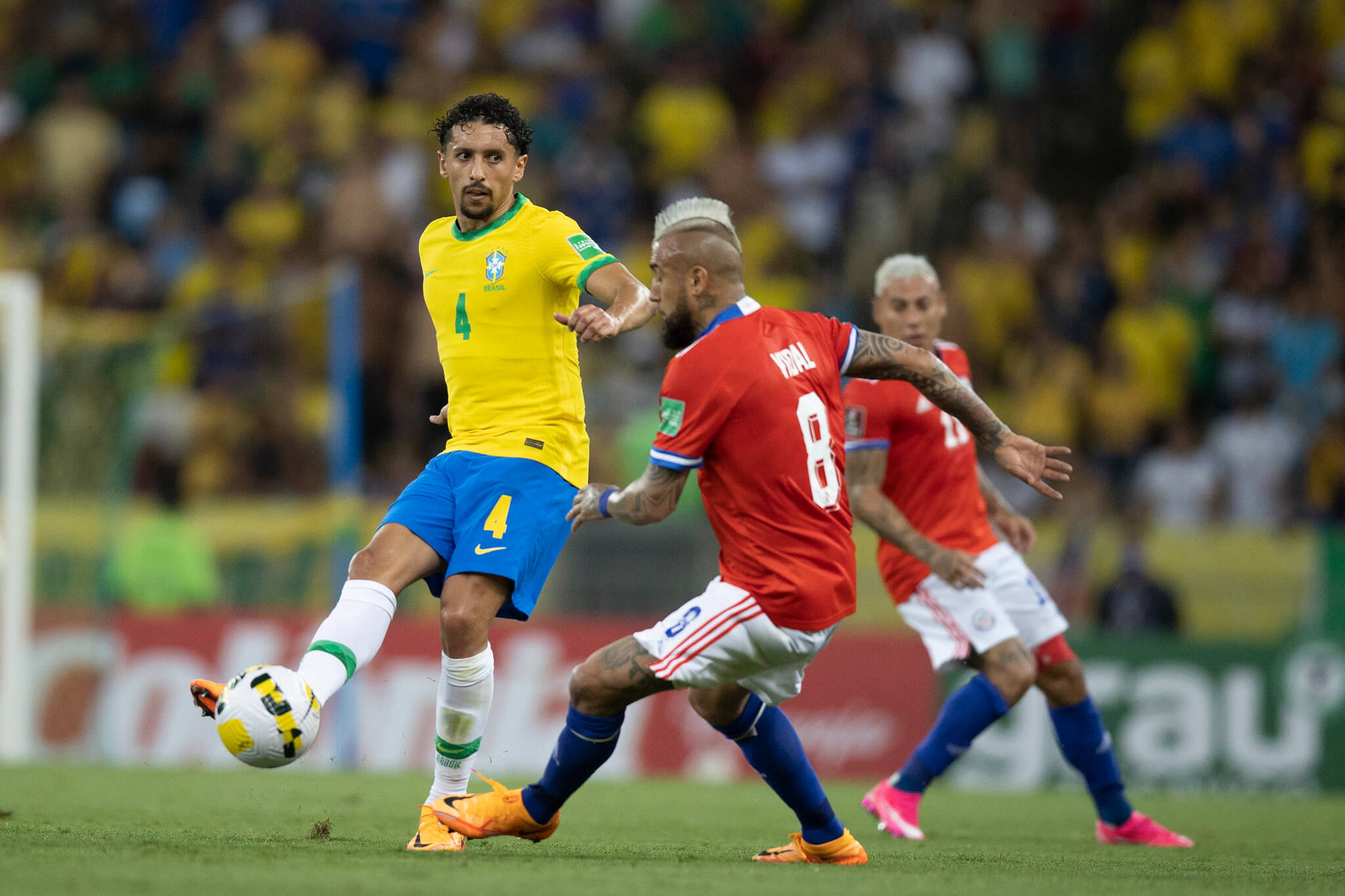 Brasil x Chile - Eliminatórias. Foto: Lucas Figueiredo / CBF - 24.03.2022