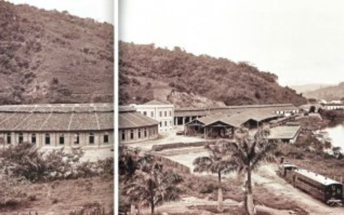 Porto Novo do Cunha (MG): Localizada em Além Paraíba, Minas Gerais, a rotunda de Porto Novo do Cunha foi construída em 1871. Era usada inicialmente pela Estrada de Ferro Dom Pedro II e, depois, pela Leopoldina.  Apesar do péssimo estado de conservação, ainda funciona como depósito. Em 2008, parte da estrutura desabou após fortes chuvas.  É uma das rotundas mais antigas do país.. Foto: Reprodução/Estações Ferroviárias do Brasil
