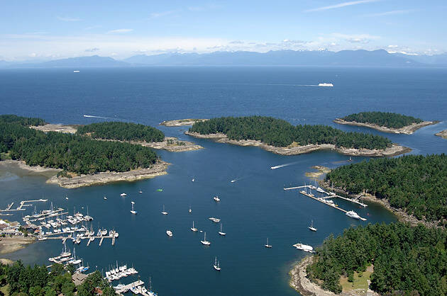 50º - Ilhas Gulf, no Canadá. Foto: Reprodução