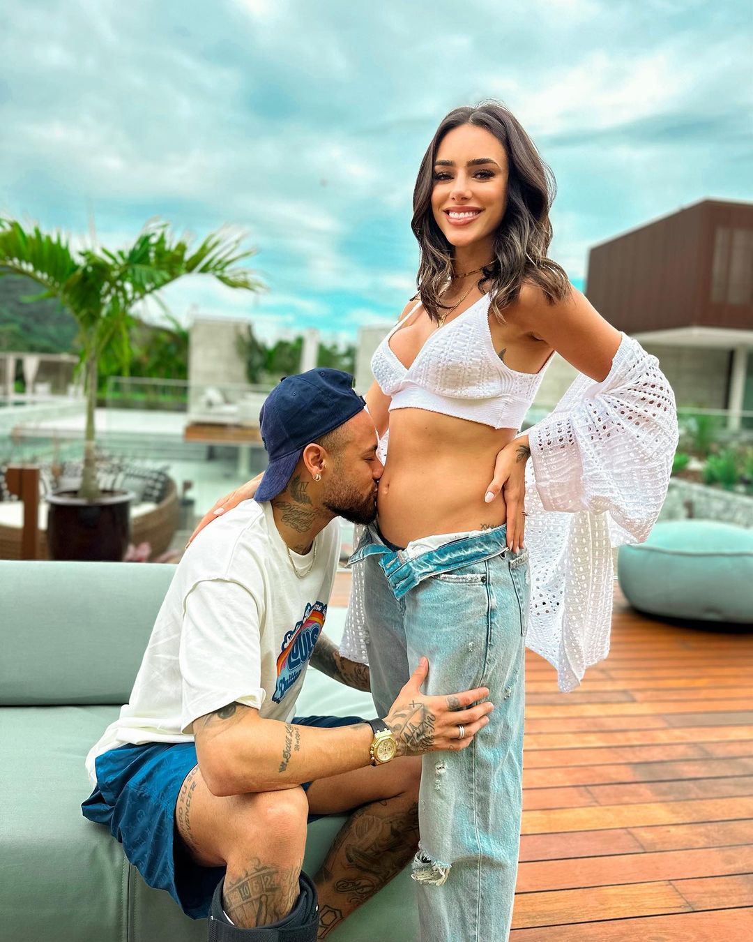 Neymar e Bruna anunciam que estão esperando filho. Foto: Reprodução / Instagram 18.04.2023