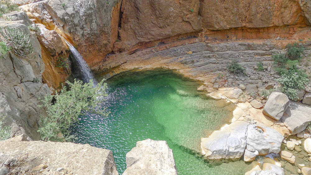 Uma das piscinas naturais de Paradise Valley. Foto: shutterstock 