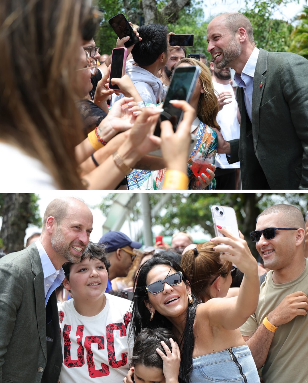 Príncipe William visita o Rio e recebe chaves da cidade de Eduardo Paes. Foto: Instagram