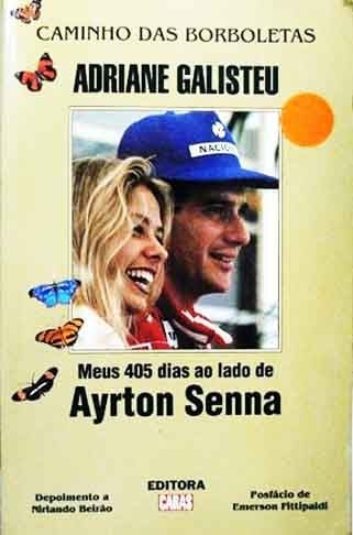 A apresentadora já fez revelações do enlace com Senna em livro publicado no mesmo ano da morte do piloto. Em “O Caminho das Borboletas”, Galisteu cita até mesmo brigas e relação com a família do namorado. Na época, ela tinha 21 anos. 
 Reprodução: Flipar