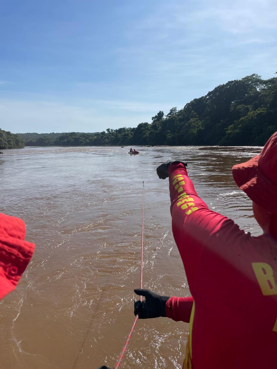 Corpo foi encontrado a 500 metros do local do acidente. Foto: Divulgação/Corpo de Bombeiros de Goiás