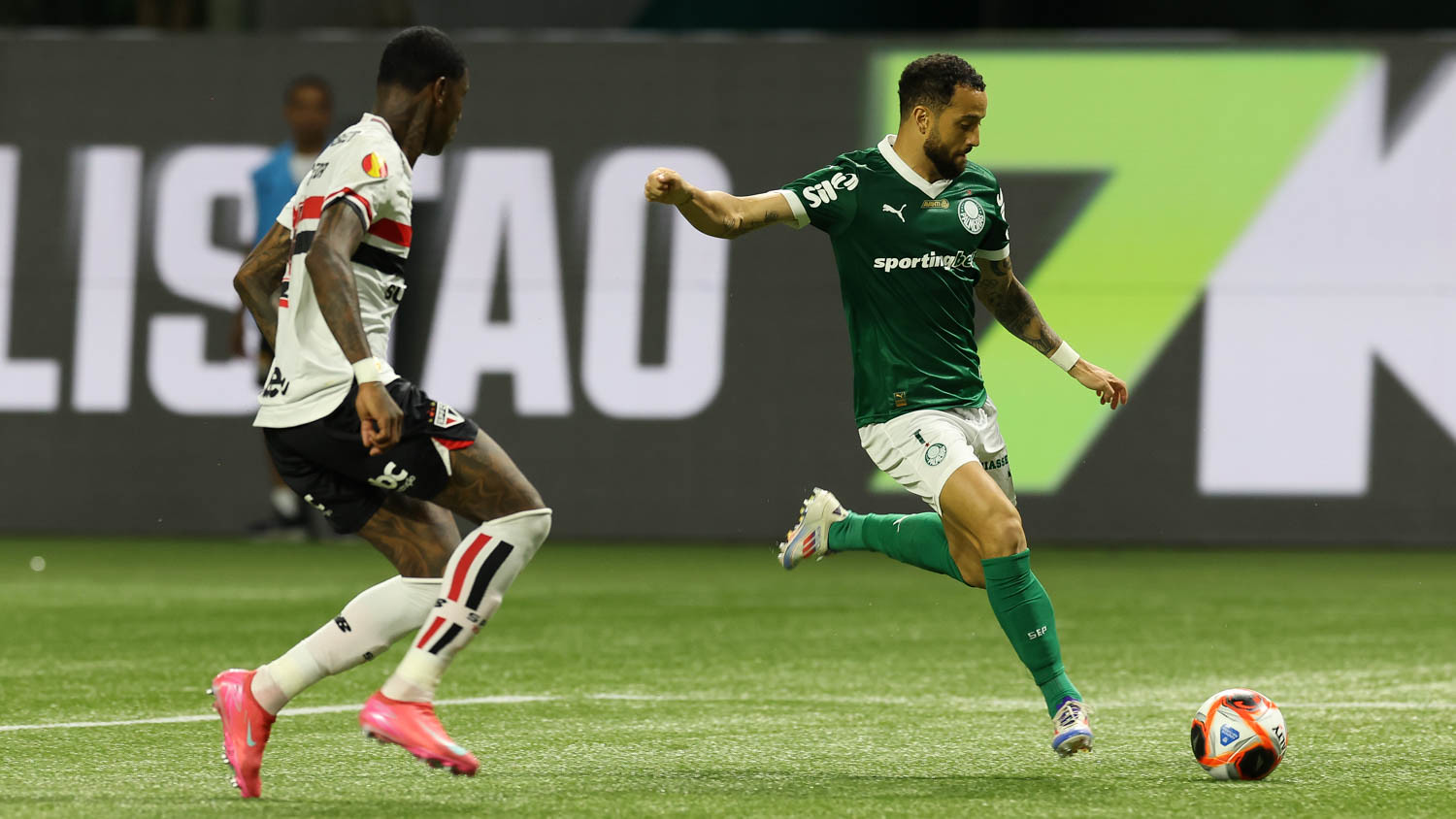 Palmeiras x São Paulo. Foto: Cesar Greco/Palmeiras