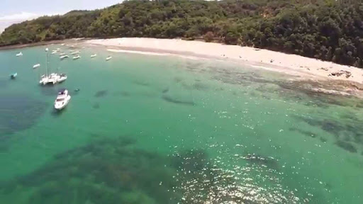 Praia de Viração - Ilha dos Frades, Bahia. Foto: Divulgação / Prefeitura de Salvador