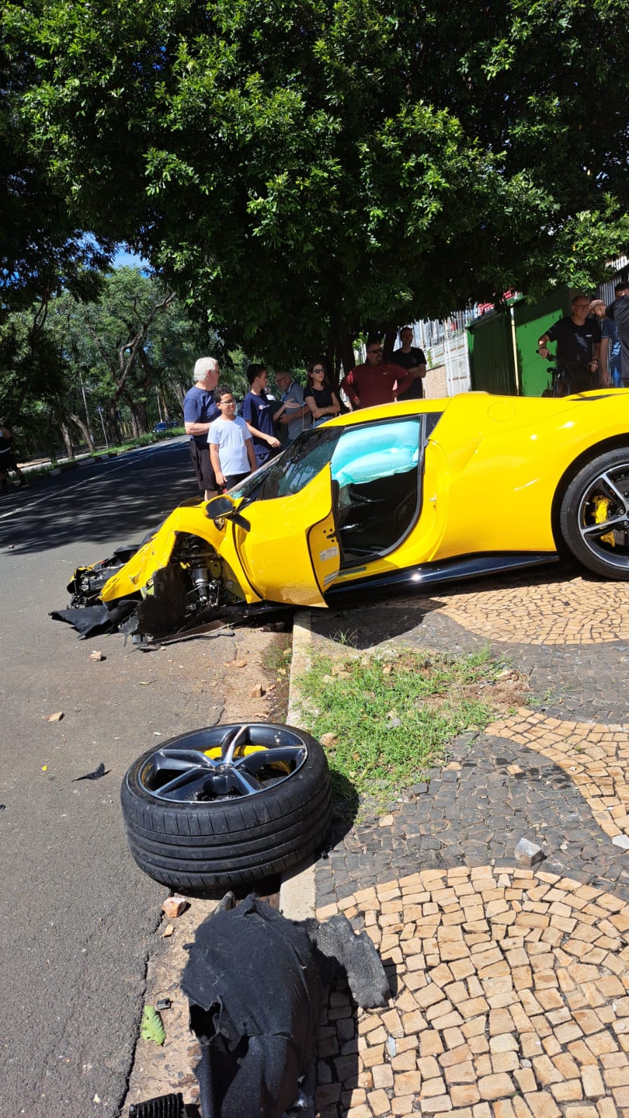 Acidente aconteceu próximo ao kartódromo da cidade. Foto: Arquivo pessoal