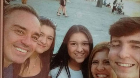 Gugu com Rose e os filhos, João, Marina e Sofia. Foto: Foto: Reprodução/Instagram