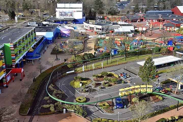 O parque fica bem próximo ao aeroporto da cidade, o segundo mais movimentado da Dinamarca. 
 Reprodução: Flipar