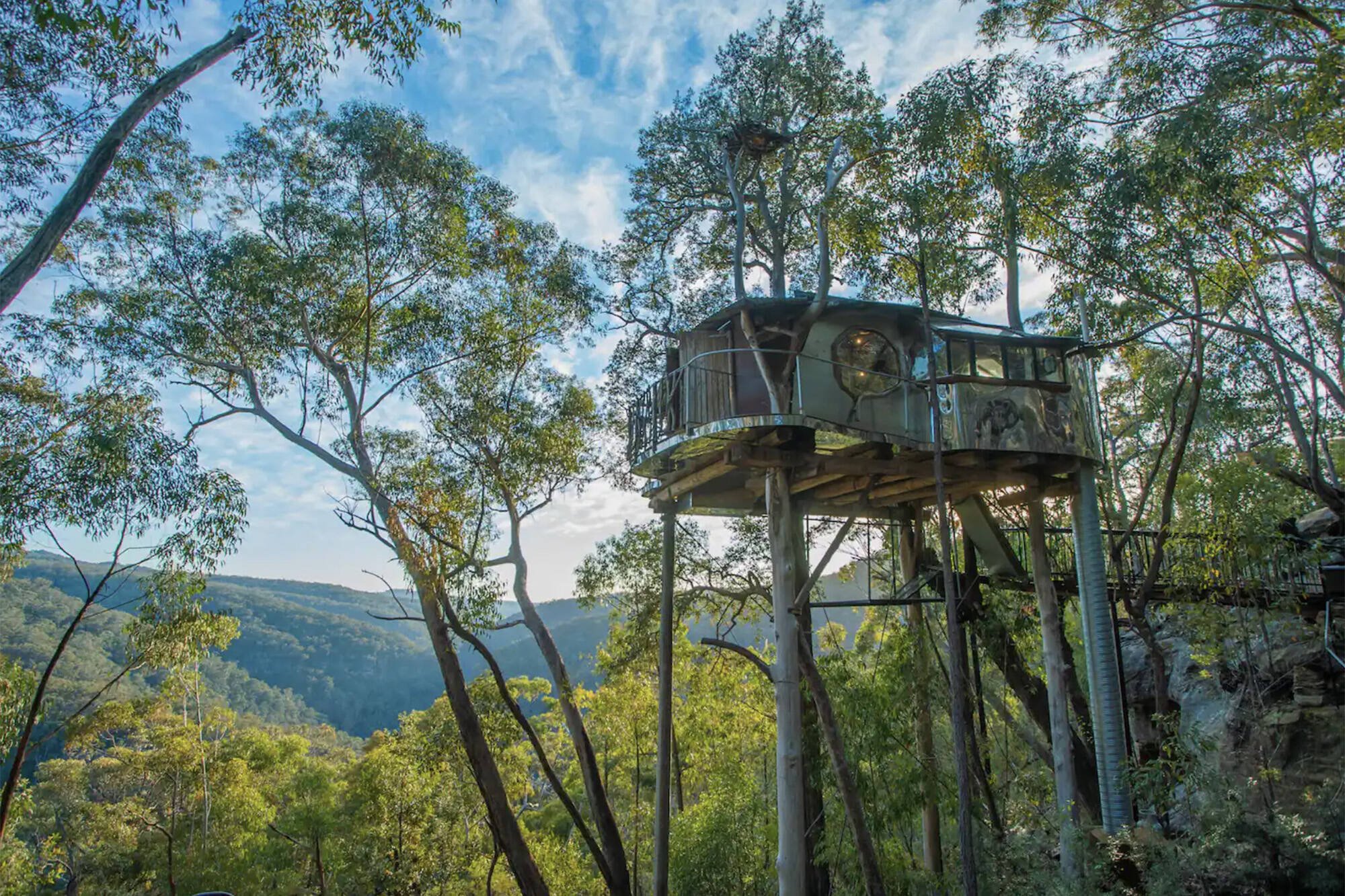 Treehouse Blue Mountains, Austrália. Foto: Reprodução/Airbnb