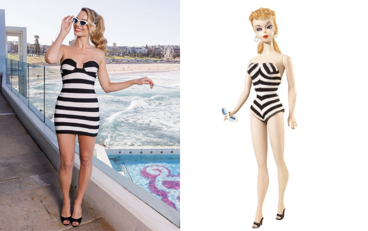 Margot Robbie faz referência à 1ª Barbie lançada e repercute na web. Foto: Reprodução