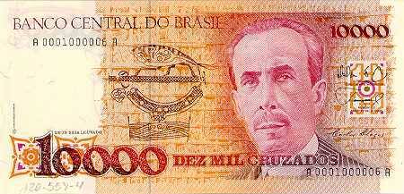 Do cruzeiro ao real: todas as cédulas que já circularam no Brasil desde 1942. Foto: Divulgação/Banco Central do Brasil