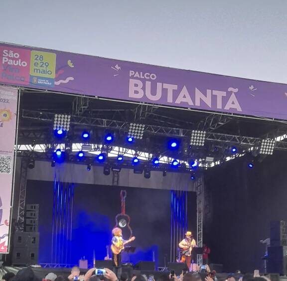 Chico César e Geraldo Azevedo abriram o palco Butantã. Foto: Reprodução/Instagram