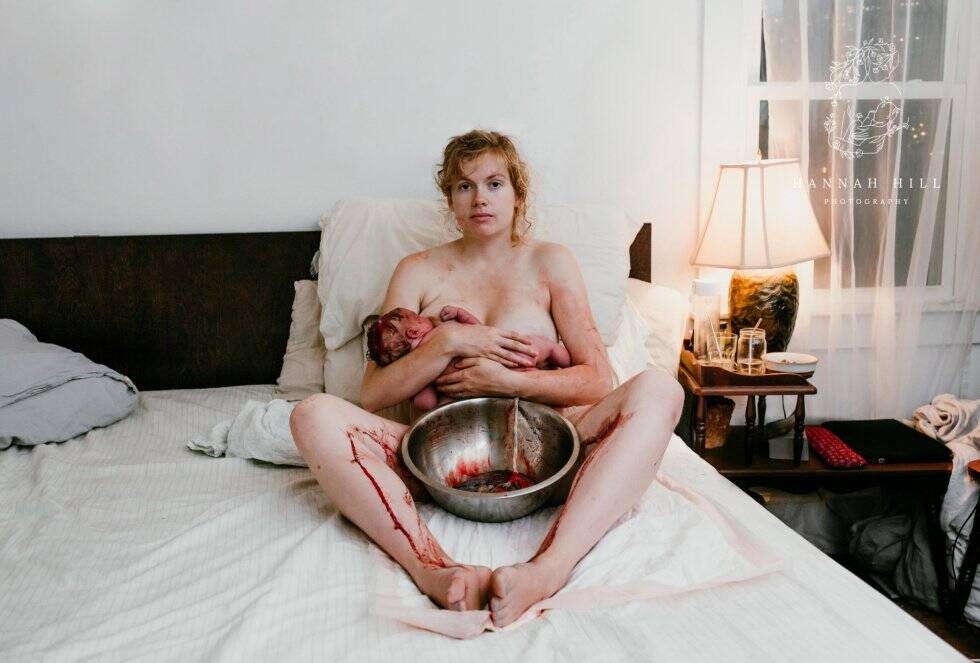 'Meu corpo, meu nascimento' (Estados Unidos), por Hanna Hill. Foto: Reprodução/Associação Internacional de Fotógrafos Profissionais de Nascimentos