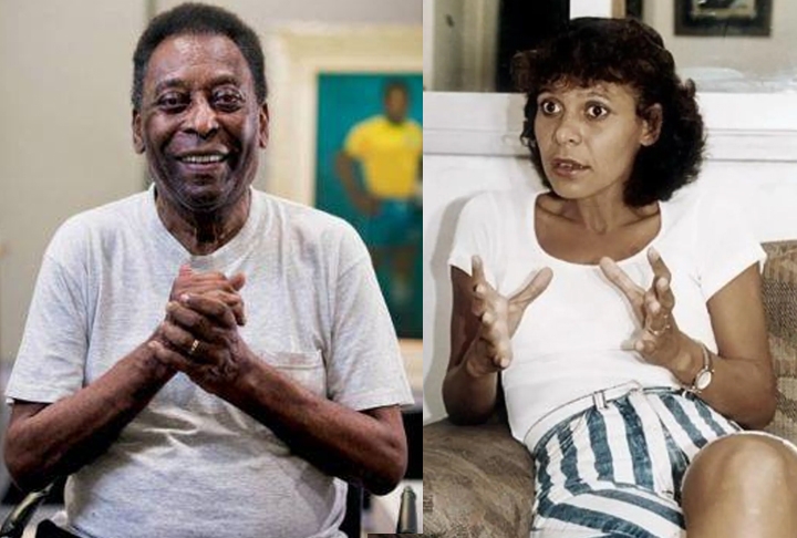 Agora duas personalidades que já morreram: Rei do Futebol, Pelé teve 7 filhos, sendo 5 frutos de casamentos e dois de casos extraconjugais: Sandra Regina (1964-2006, foto) e Flávia Kurtz (1970). As duas precisaram acionar a Justiça para serem reconhecidas por ele, mas apenas a segunda tinha uma boa relação com o pai e os irmãos.