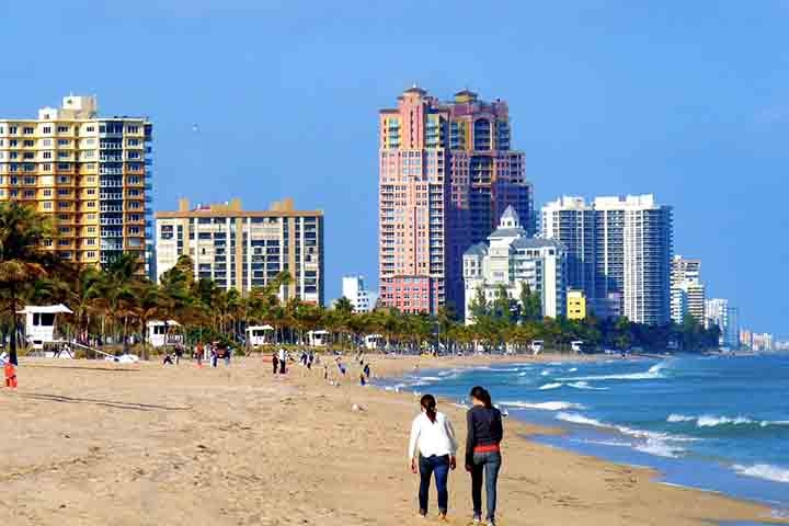 De acordo com o Escritório Nacional de Viagens e Turismo (NTTO), dos Estados Unidos, a Flórida é o estado norte-americano mais visitado por estrangeiros. Fort Lauderdale só perde para Miami e Orlando. 
 Reprodução: Flipar