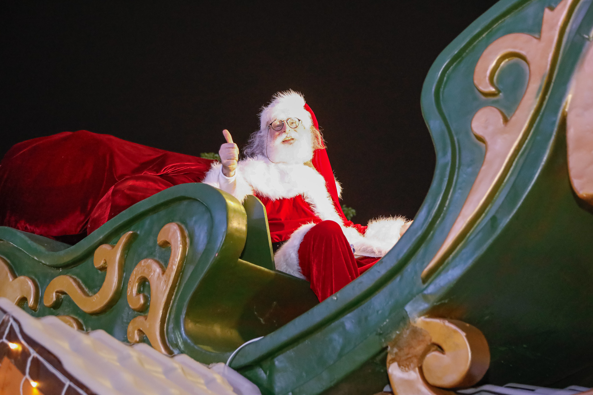 Desfile de Natal em Blumenau - SC. Foto: Divulgação / Prefeitura de Blumenau (SC)